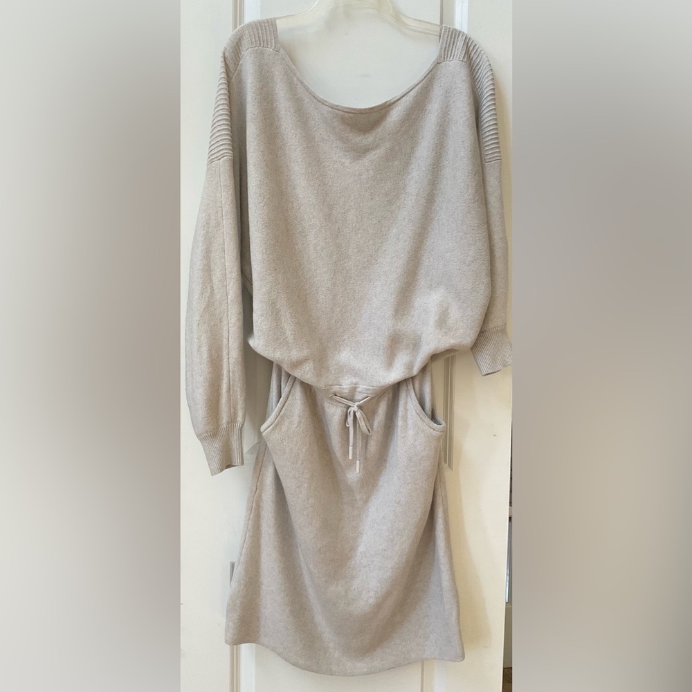 Reiss Off The Shoulder Draped Knot Dress